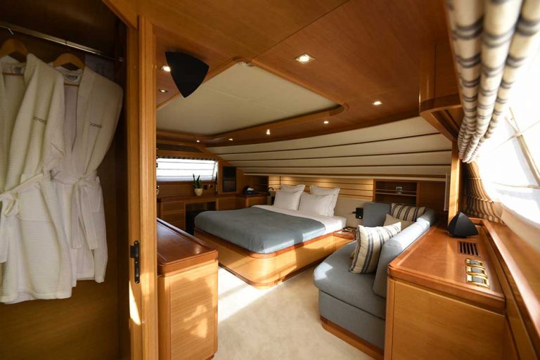 Spacious and elegant on the main deck.